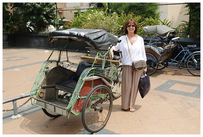 Some use rickshaws