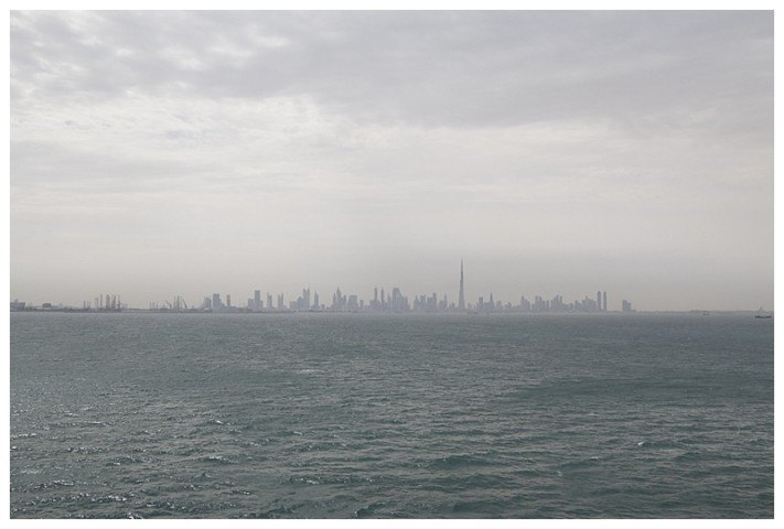 The skyline of Dubai beckons.