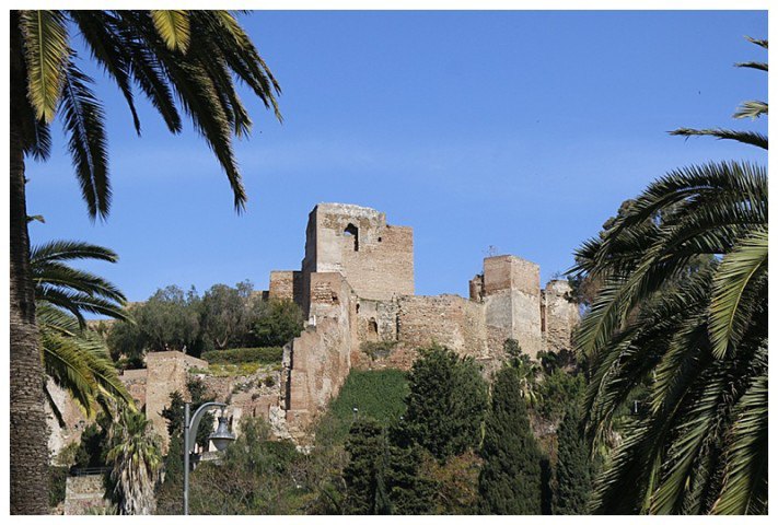 The Alcazaba dominates the town