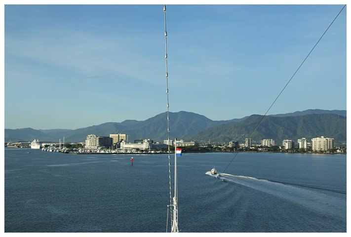 Cairns beckons, the city is on the west side of the river