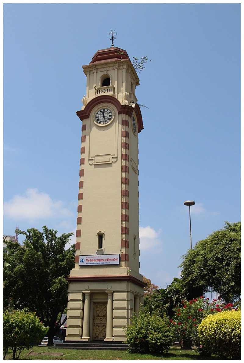 The Khan clock, donated by the Khan family of Bombay, (Mumbai)