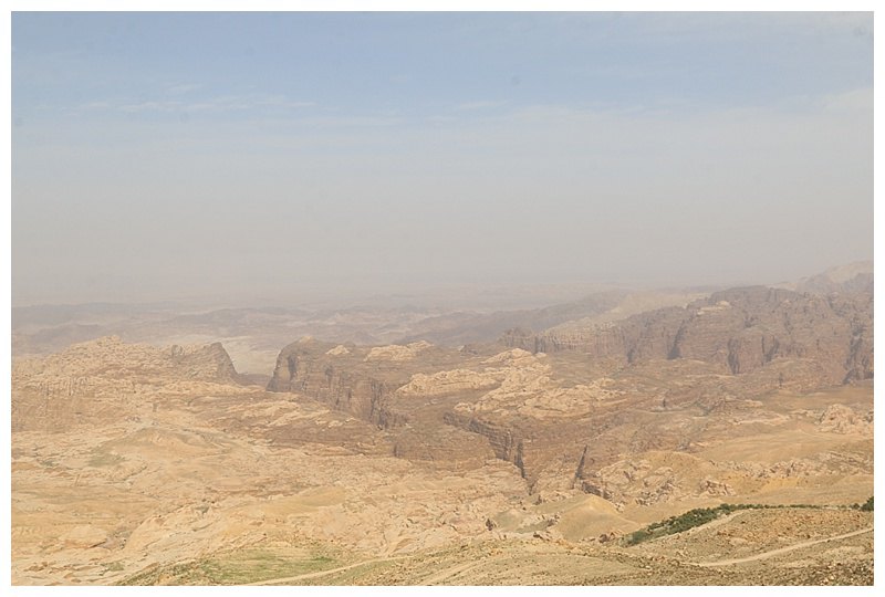 with the opportunity to look over the Wadi Moussa