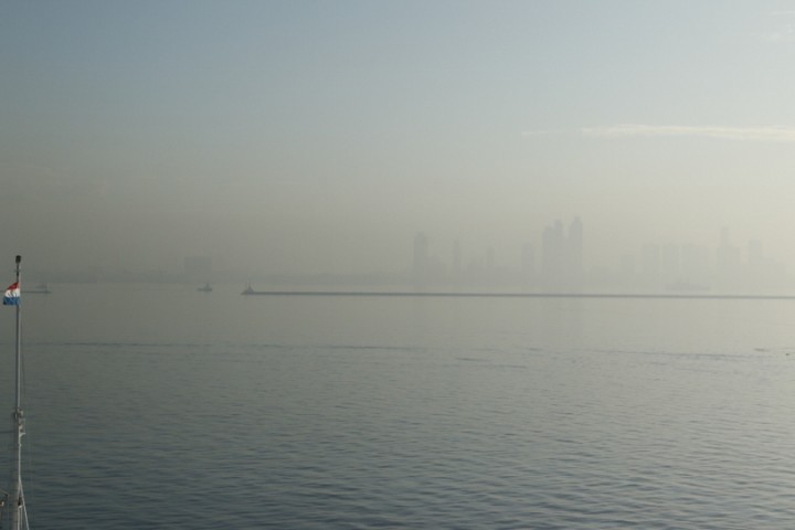 Manila through the haze