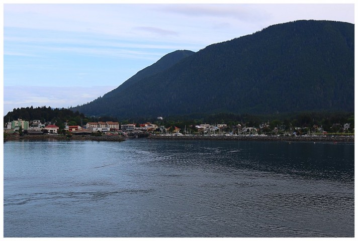 Sitka, with Crescent Harbour in the foreground