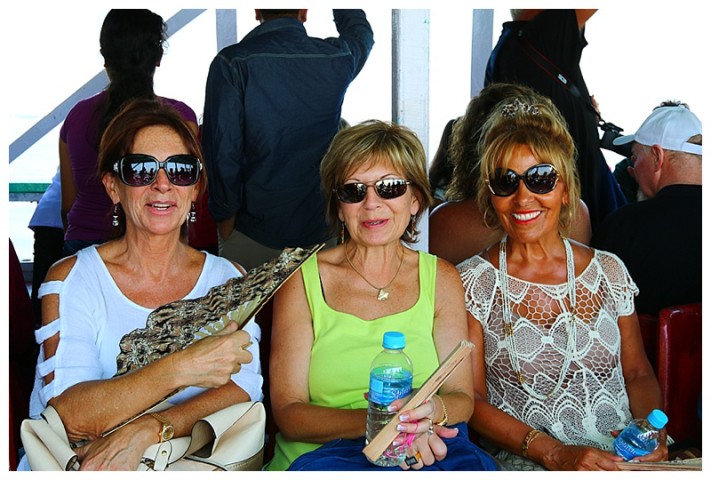 Ladies on the ferry