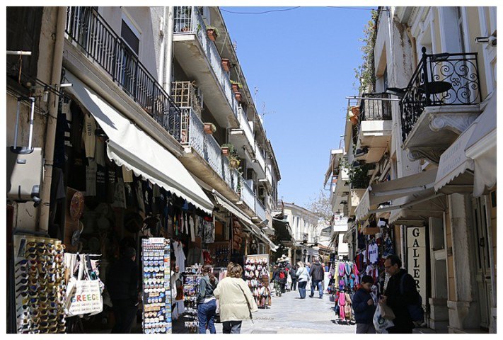 The Plaka shopping district