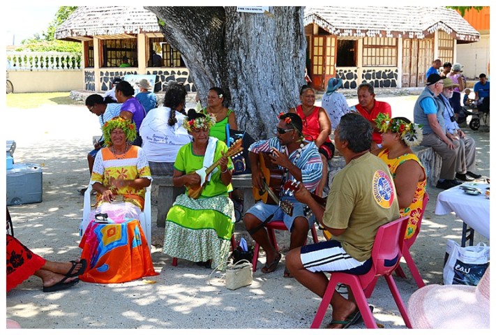 A local group entertained guests