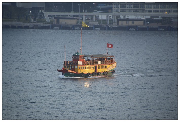 One of the many ferries