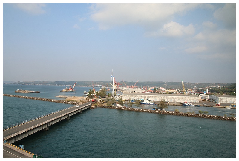 The main port, from our Bridge
