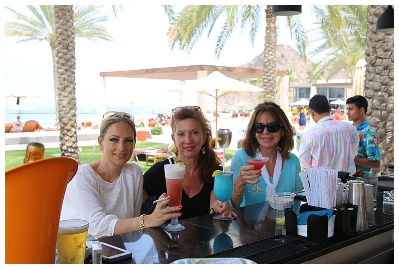 ..and the ladies enjoy a cocktail