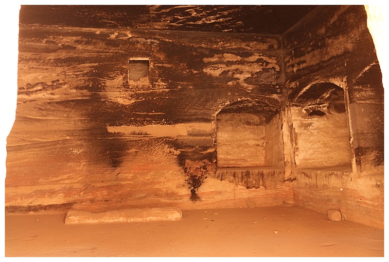 Inside the 'Roman' tomb