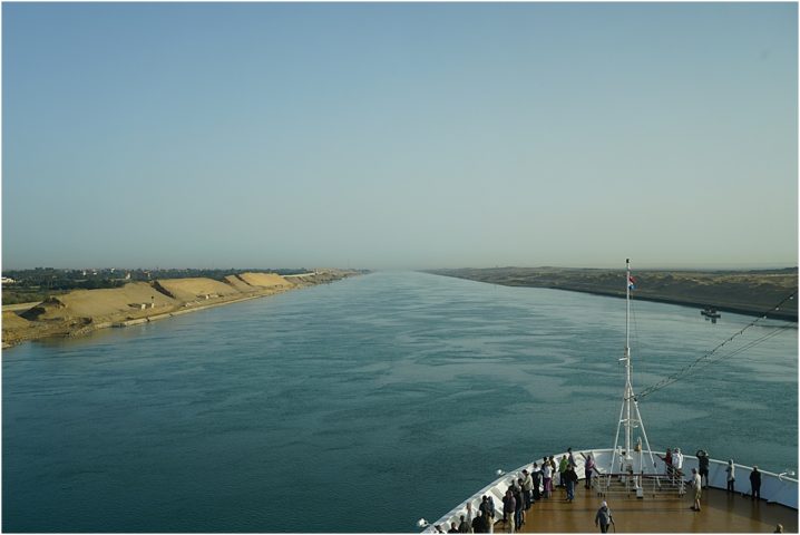 Transit of the Suez Canal | Captain, who's driving?